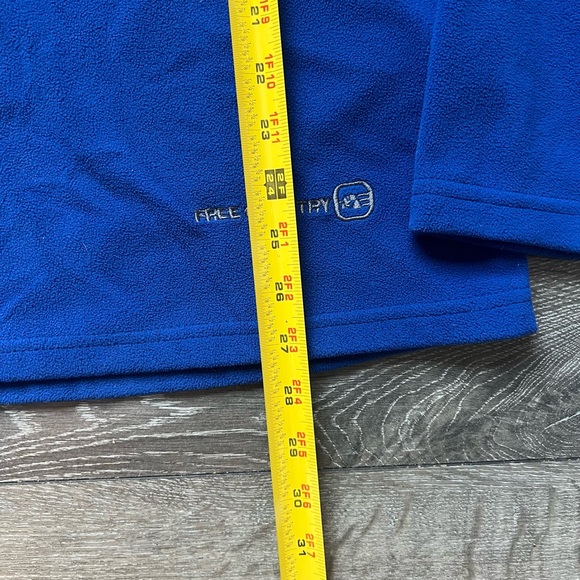 Free Country Blue 1/4 Zip Pullover fleece - Picture 4 of 6